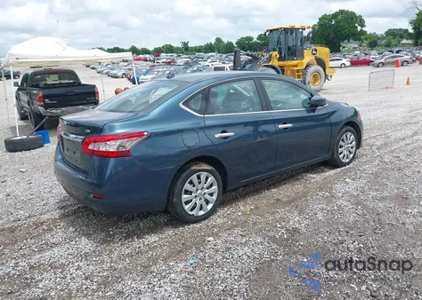 2015 Nissan Sentra Fe+ S/S/Sl/Sr/Sv from USA, damaged, VIN 3N1AB7AP2FY270075